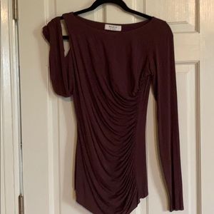 Bailey/44 single cold shoulder top